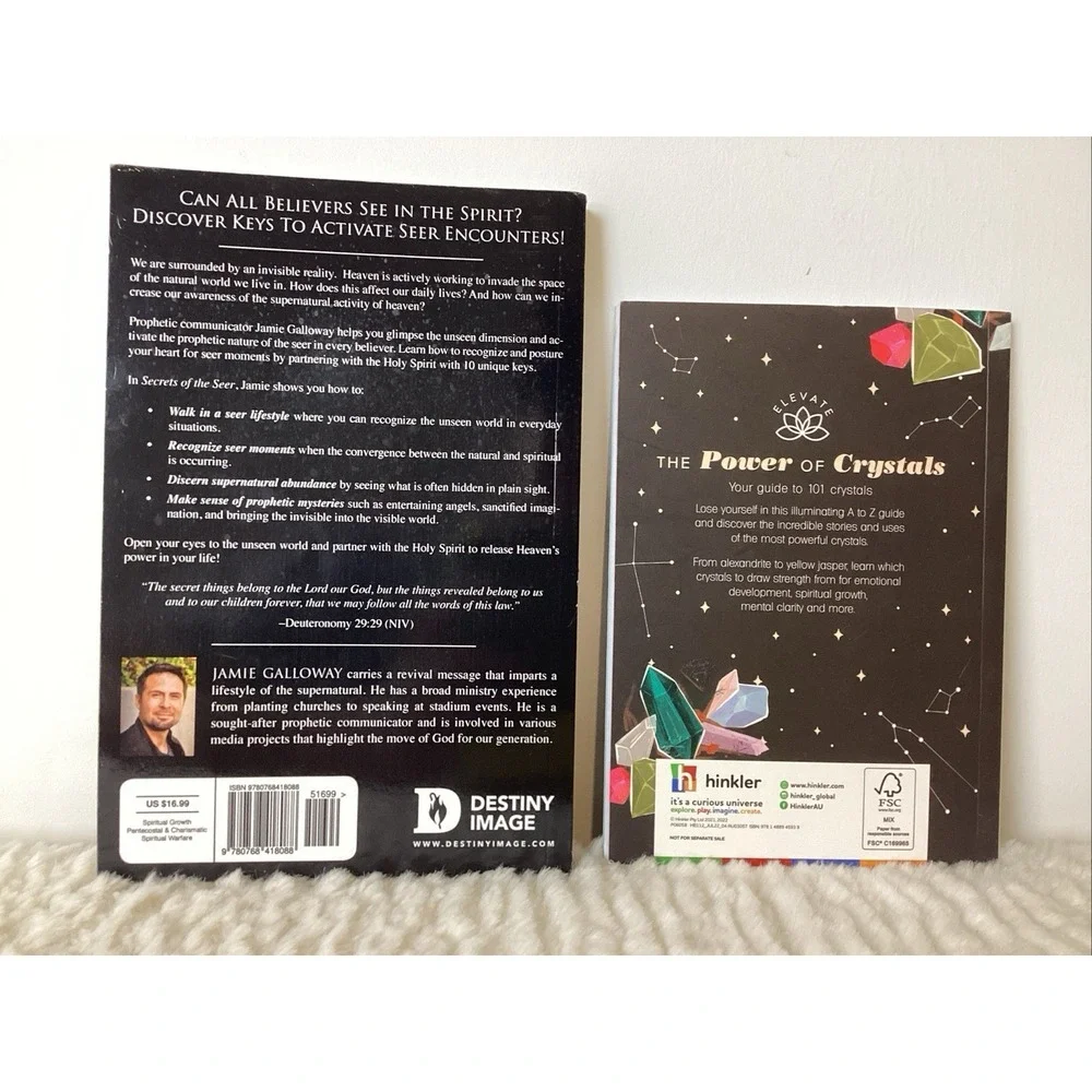 Secrets of the Seer & The Power of Crystals Books,  J. Galloway, Hinkler Explore